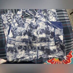 Torrid Matching Set Blue Tye dye